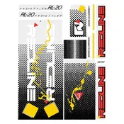1986 Redline RL-20 Decal Set