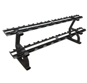 2 Tier Dumbbell Rack with Saddles