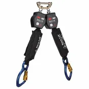 3M 3100569 Self-Retracting Lifeline Steel Quick-Connect Anchor, Harness Aluminum Carabiner, 2 legs