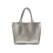 BC 2455 Woven Tote Pewter