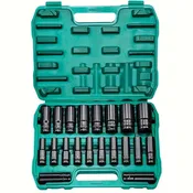 1/2 Inch Drive Socket Set, 20-Piece (8-32mm) for Automotive Repair, DIY Projects & Home Maintenance Tools