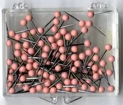 1/16 Inch Map Tacks - Pink