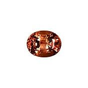 BROWNISH ORANGE SAPPHIRE 4.39 CT