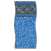 10' x 15' Oval Mystri Gold Unibead Above Ground Pool Liner 25 Gauge