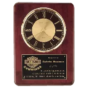 Rosewood Piano Finish Vertical Wall Clock