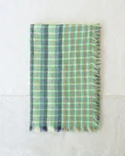 Epice Checkered Wool Scarf - 45cm x 140 cm
