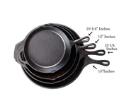 LODGE®  SEASONED CAST IRON SKILLET