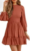 Orange long sleeve dress Size M - $25 - From Brooke