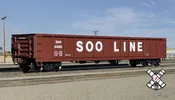 Kit Classics HO Scale CB&Q Havelock Shops 52’ 6” Gondola, Soo Line/Soo