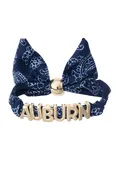 Auburn Tigers Bandana Slider Bracelet – 18K Gold Plated Game Day Jewelry