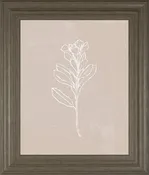 22x26 Blush Bloom I By Annie Warren - Beige