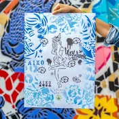 AIKO x Pearl Jam Print BLUE