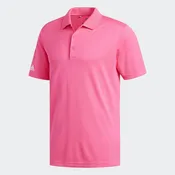 adidas Mens Tournament Performance Polo - SOLAR PINK