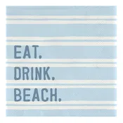 Cocktail Napkins - Eat. Drink. Beach.