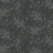 108" Floral Vine / Onyx