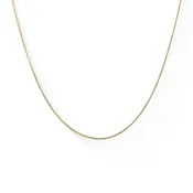 16" Diamond Cut Superflex Wheat Chain, 0.7mm