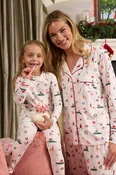A Merry Little Stroll Pima Knit Kid's Pullover Set