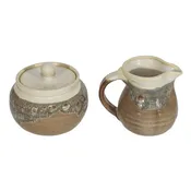 Handmade Ceramic Cream & Sugar Set