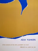 Adja Yunkers Utah Museum of Fine Art Lithographic Exhibition Poster Unframed '69
