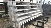 100' x 200' Cashmans Aluminum Horse Riding Arena, 48 Panels with 2 Walk-Thrus