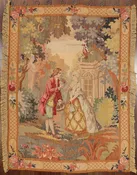 19th Century French Tapestry, approximately 3x4