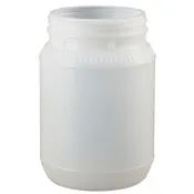 1/2 Gallon Plastic Jar - 110 mm Wide Mouth - No Lid