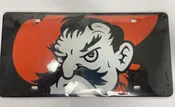 Acrylic Pete Face License Place