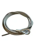Cable Stainless Steel 3/8″ x 345.50″ Hydraulic Winch Loop and Stud