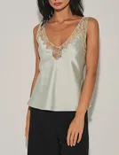 Alina Satin + Lace Camisole