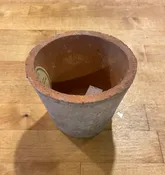 Aged Terra Cotta Round Flower Pot (AT19)