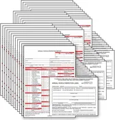 400-MP-50 J.J. Keller Carbonless Annual Vehicle Inspection Report with Label