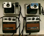 Vintage Kodak  the handle And Polaroid colorburst Instant Camera Lot 4 UNTESTED
