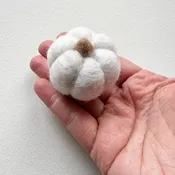 Mini Felt Pumpkins