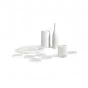 10 Pieces Luxury Natural Marble Dining Room Accessories Set