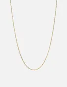 2mm Figaro Chain Necklace, Gold Vermeil