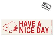 3P4 x Peanuts® - Snoopy Nice Day Bumper Sticker (Red)