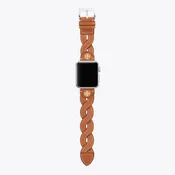 Flechtarmband für Apple Watch®, Leder in Farbe Camello, 38–40 mm