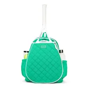 Game On Tennis Backpack JADE GREEN QUILTED
