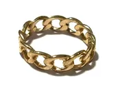 Gold chain link ring - $11 - From Heidi