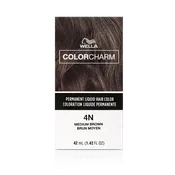 4N Medium Brown Permanent Liquid Hair Color