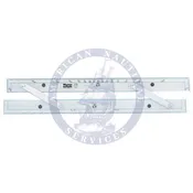 18" Aluminum Arms Parallel Rule (Weems & Plath 138)