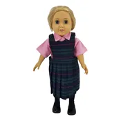 18" Doll Uniform - Plaid 98 Jumper with Shirt