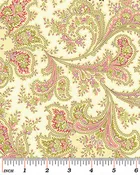 108" Wide Malabar Ivory