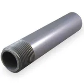 1-1/4 in. PVC Toe Nipple, Sch 80 — 8 in. Threaded PNIPO125-080