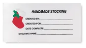 Stocking Icon Woven Fabric Label for Bucilla Felt Stocking Kit