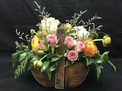 Pretty Pastel Spring Flower Basket — The Plant Connection LLC