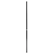 2 Piece Black Steel Threaded Handle for Kitchen Broom Head Only