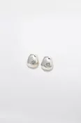 Bune Earrings in Silver