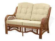 Malibu Loveseat, Colonial color with Cream Cushions