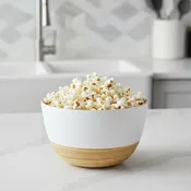 Large Tall Bamboo Bowl - Matte